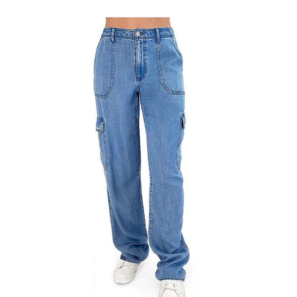 Jeans Rewash Women's Wide Leg Blue Jeans